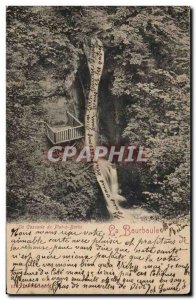 Old Postcard La Bourboule dish Cascade beard