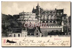 Old Postcard The Chateau Amboise