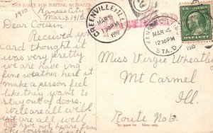 Vintage Postcard 1910's Scottish Rite Historic Temple Kansas City Missouri MO