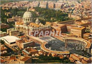 Postcard Modern Citta del Vaticano Square and St. Peter's Basilica