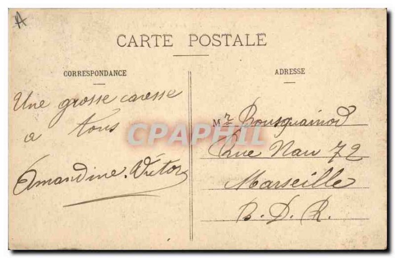 Postcard Valencia Old Lower Town Panorama