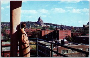 VINTAGE POSTCARD OUTSTANDING VISTA VIEW SAINT JOSEPH's ORATORY MOUNT ROYAL MINT