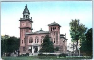 WARREN, Arkansas  AR    BRADLEY COUNTY COURT HOUSE  ca 1910s   Postcard