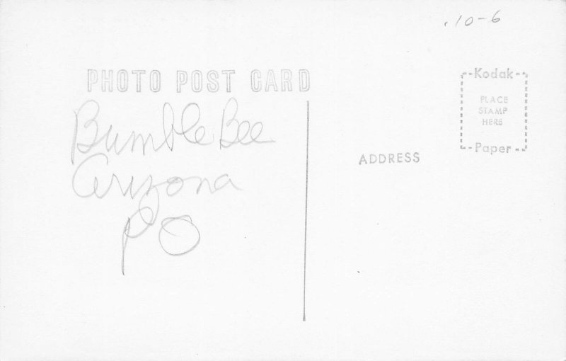 J76/ Bumblebee Arizona RPPC Postcard c1950s Post Office Building  113