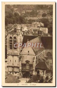 Postcard Old St Nizier Troyes