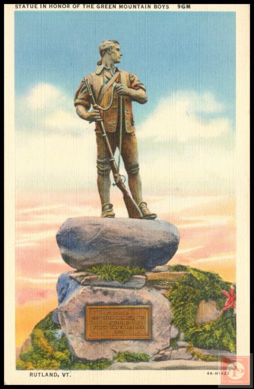 Statue in Honor of the Green Mountain Boys, Rutland, VT