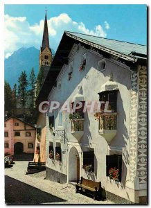 Postcard Modern Scuol Tarasp Vulpera