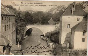 CPA CHAMPAGNOLE - l'Ain pont de l'epée les MOULINs (212396)