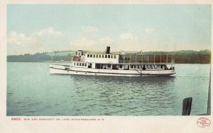 Steamer Gov. Endicott on Lake Winnipesaukee, 1906 Postcard, Detroit Publishing
