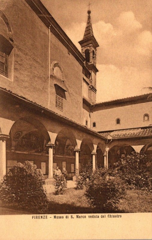 Italy Firenze Museo di San Marco veduta del Chiostro