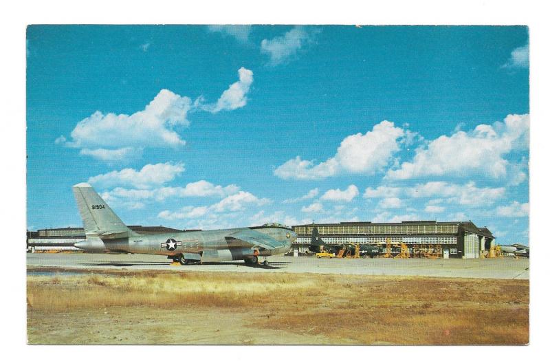 Stratojet B 47 Bomber Amarillo Air Force Base Texas Vintage View O Gram Postcard