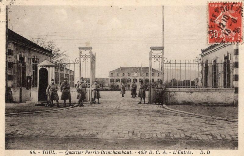 Military - WW1 Toul Quartier perrin Brinchambaut 01.37