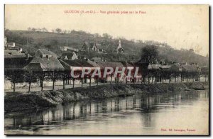 Old Postcard Gloton General view taken on deck