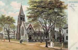 New Bedford Massachusetts c1906 Postcard Grace Church by Tucks