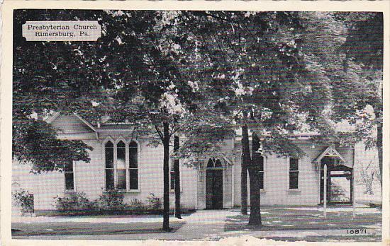 Pennsylvania Rimersburg Presbyterian Church Dexter Press