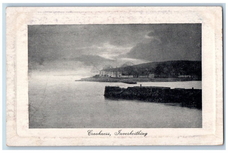 On Firth of Forth Fife Scotland Postcard Crookness Inveskeithing c1910