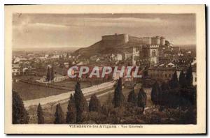 Old Postcard Villeneuve Avignon Vue Generale