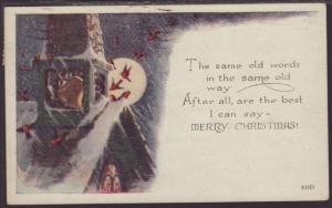 Merry Christmas,Bell Postcard
