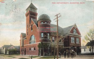 MI, Manistee, Michigan, Fire Department, 1912 PM, Bosselman No 5239