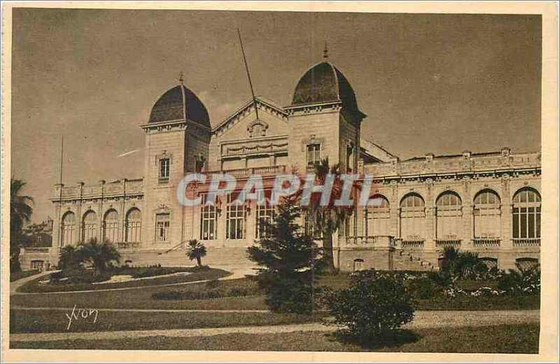 Postcard Old Hyeres French Riviera Casino La Douce France