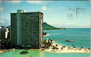 Postcard HOTEL SCENE Oahu Hawaii HI AO2204
