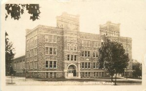 Postcard RPPC Kansas Baldwin 1925 Gymnasium Baker University 23-8592