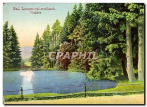 Old Postcard Bad Langenbchwalbach Weiher