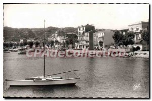 Postcard Golfe Juan Old Port And The Boulevard De La Plage