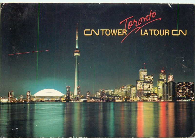 Canada Postcard Toronto CN Tower & Downtown image