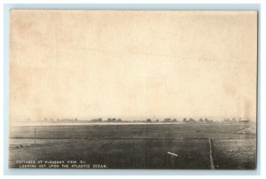 c1910's Pleasant View Pre Hurricane Miswquamicut Westerly RI RPPC Photo Postcard