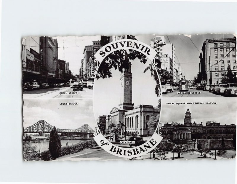 Postcard Souvenir of Brisbane Australia