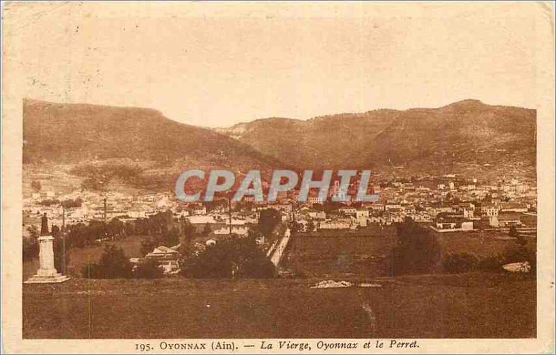 Postcard Old Oyonnax (Ain) Oyonnax The Virgin and Perret