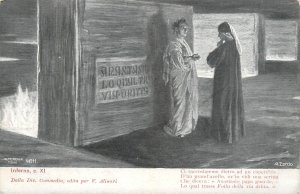 The Divine Comedy Italian poem by Dante Alighieri illustrator A. Zardo Inferno