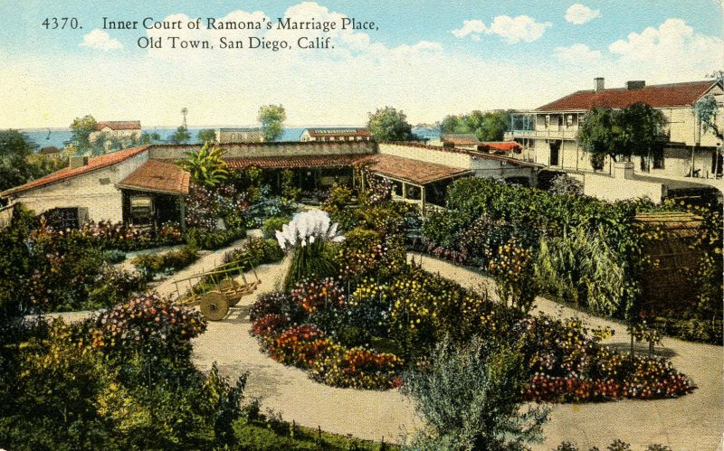 CA - San Diego. Ramona's Marriage Place, Inner Court