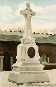 NH - Manchester. Bishop Bradley's Monument 