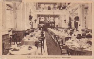 The Main Dining Hall Raffles Hotel Singapore