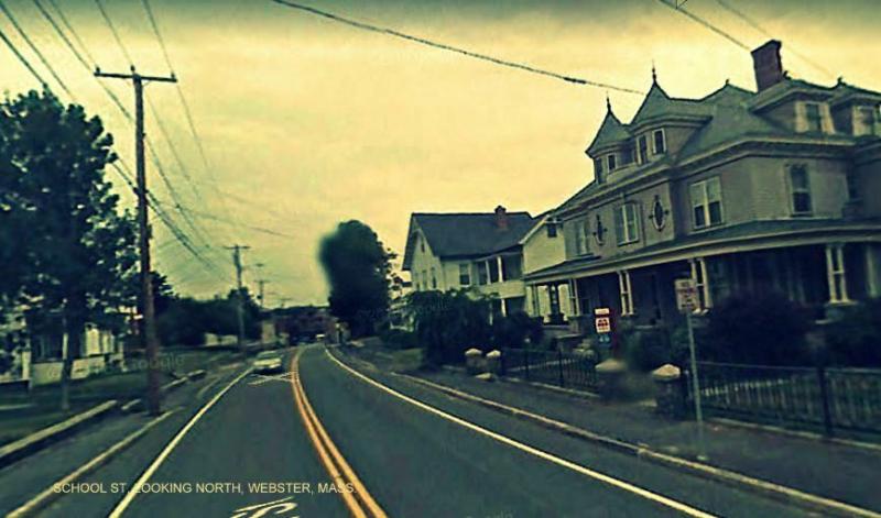 Webster Massachusetts~School Street North~1909