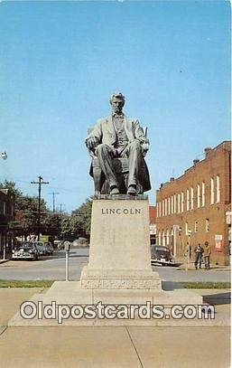 Statue of Abraham Lincoln Hodgenville, KY, USA Unused 