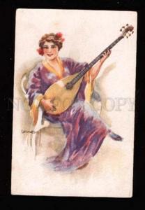 3017437 Woman playing on MANDOLIN by USABAL Vintage PC