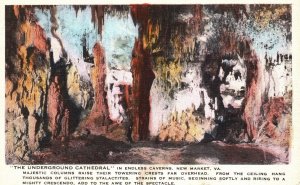 Vintage Postcard Underground Cathedral in Endless Caverns New Market Virginia VA