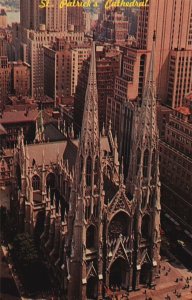 Vintage Postcard St. Patrick's Cathedral Roman Catholic New York City NY