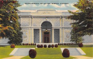 Memphis Tennessee 1940s Postcard Brooks memorial Art Gallery