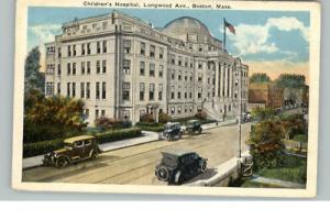 Boston MA Children's Hospital c1910 Postcard