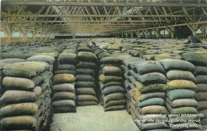 C-1910 Farm Agriculture Wheat Warehouse Tacoma Washington Postcard 20-4651