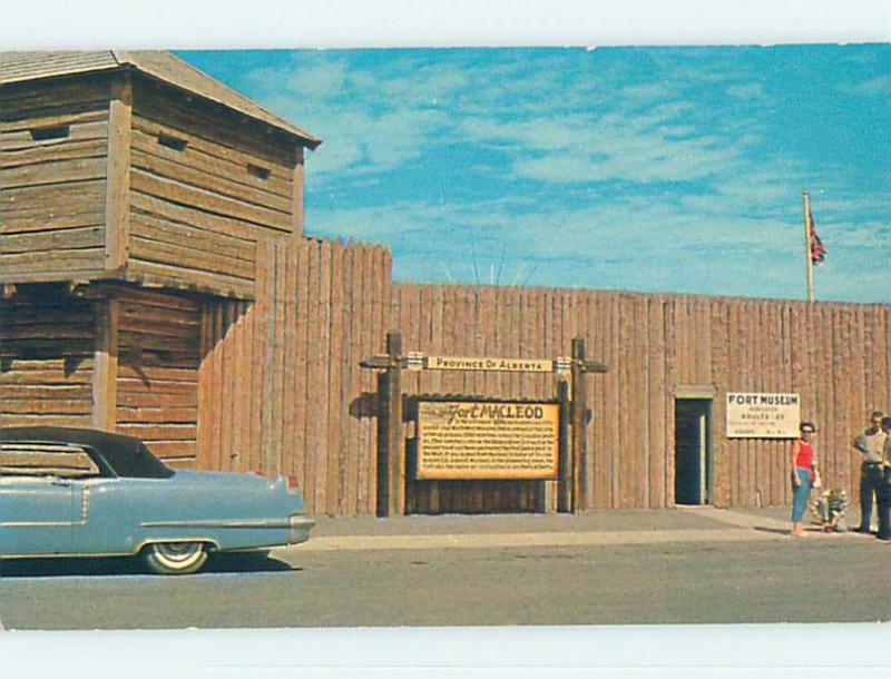 Unused Pre-1980 TOWN VIEW SCENE Ft. Fort Macleod Alberta AB p8127