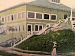Postcard Hand Tinted - The Pavilion at Ocean Beach, New London, CT.  X1