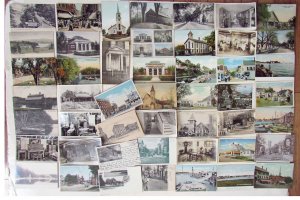 MASSACHUSETTS lot of 48 MA ANTIQUE POSTCARDS