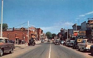 Leamington Ontario Canada Talbot Street Scene Antique Postcard K99049