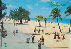 Beach Scene Hollywood Beach Florida