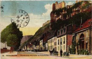 CPA BESANCON - Faubourg Rivotte et Citadelle (486970)